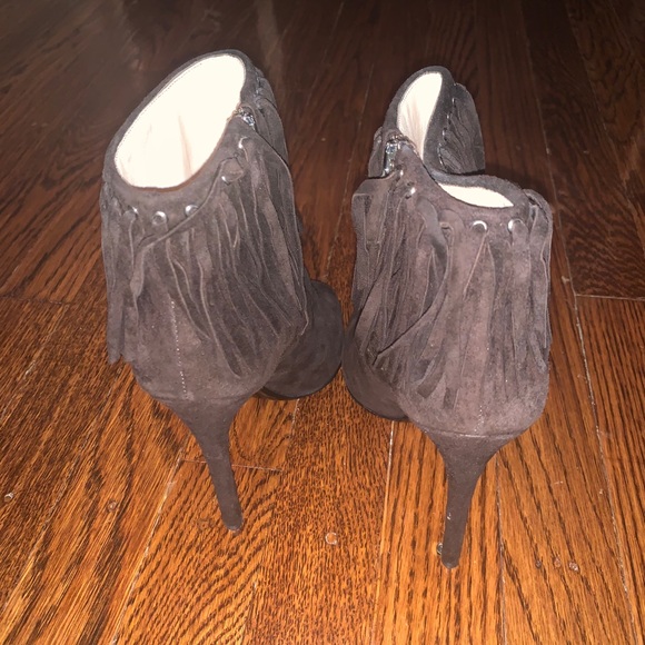Prada Peep Toe Fringe Bootie - Picture 3 of 7